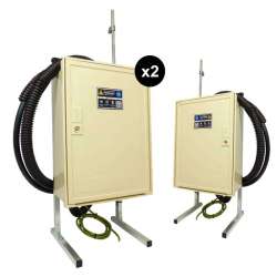 Lot de 2 coffrets de chantier ENEDIS 18/36 kW raccordement SOL