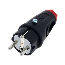 Fiche electrique male monophase 16A NF IP54