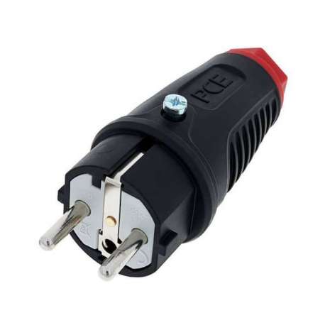 Fiche electrique male monophase 16A NF IP54