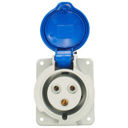 Prise encastrable 2P+T 16A 220-230V