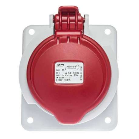 Prise encastrer 3P+N+T16A