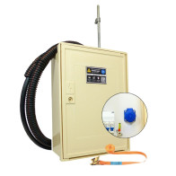 Coffret de chantier monophase 3/6/9 kVA complet pour raccordement electrique provisoire