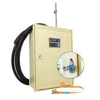 Coffret de chantier complet monophasé 12 kVA avec bornier IP2X pour raccordement sur poteau EDF