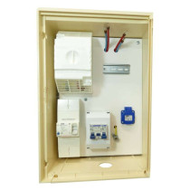 Compteur de chantier monophasé 12 kW avec 1 prise 16A en 230v