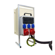 Compteur de chantier triphasé ENEDIS avec prises 32A / 16A