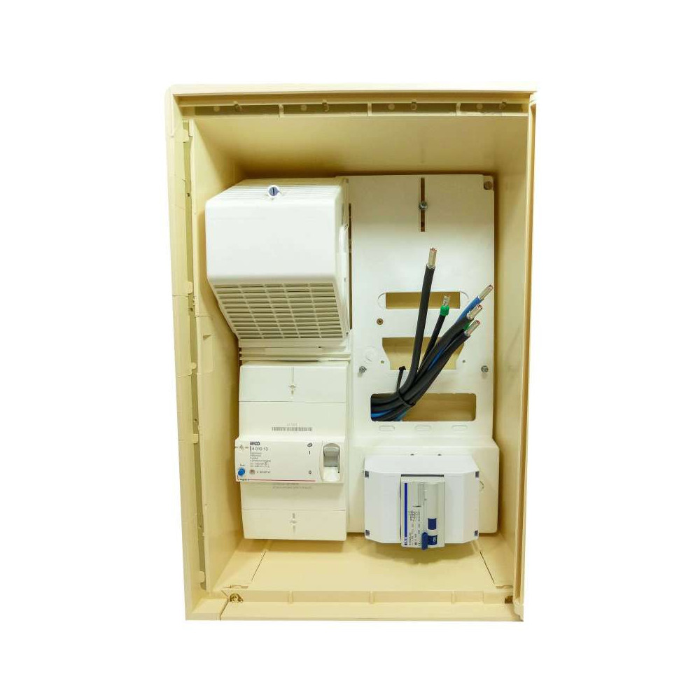 Coffret de camping 4 prises pour caravane avec disj. diff. ABB
