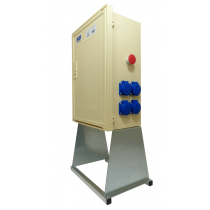Coffret S20 triphasé 400v 63A pour alimentation bungalow de chantier