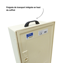 Coffret de chantier 400v avec poignée intégrée
