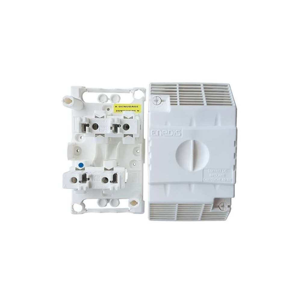 Coffret coupe circuit bipolaire 90A conforme ENEDIS