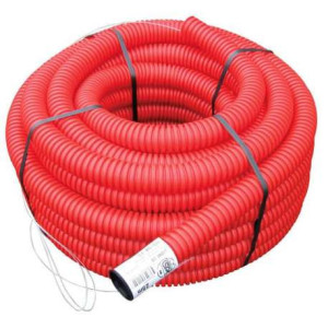 Gaine TPC rouge - diamètre 63 mm - couronne de 50 mètres | THERM ELEC