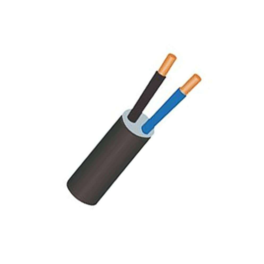 Câble rigide en cuivre U1000 R2V 2x16 mm2 vendu au mètre
