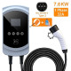Borne de recharge connectée monophasé 7,6 KW - Mode 3 - Prise type 2