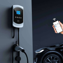 Installation borne de recharge triphasé 11 kw