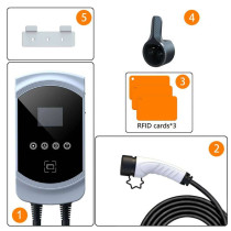 Composition borne de recharge pour véhicule électrique triphasé 22 KW