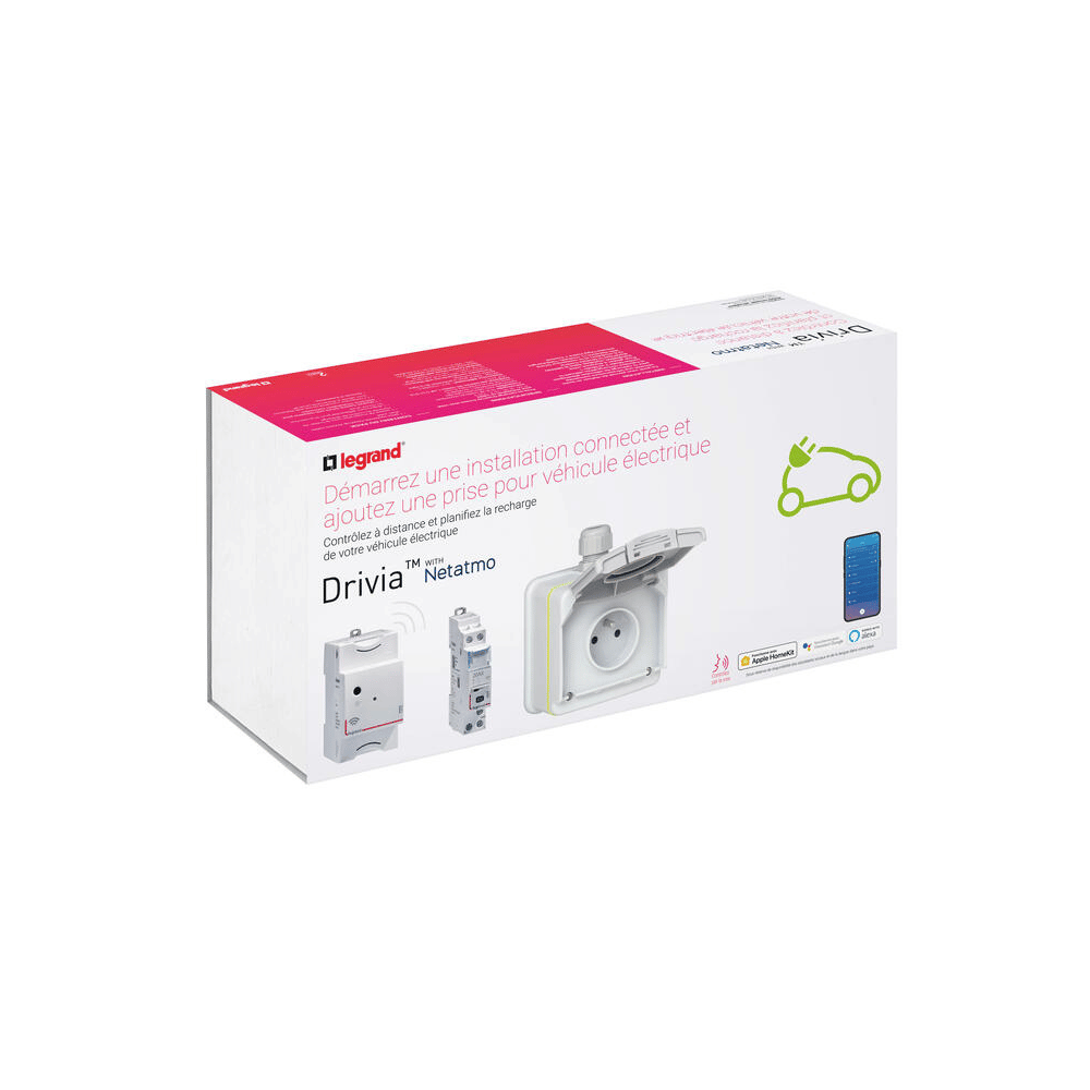 Prise renforcée green up access connectée legrand