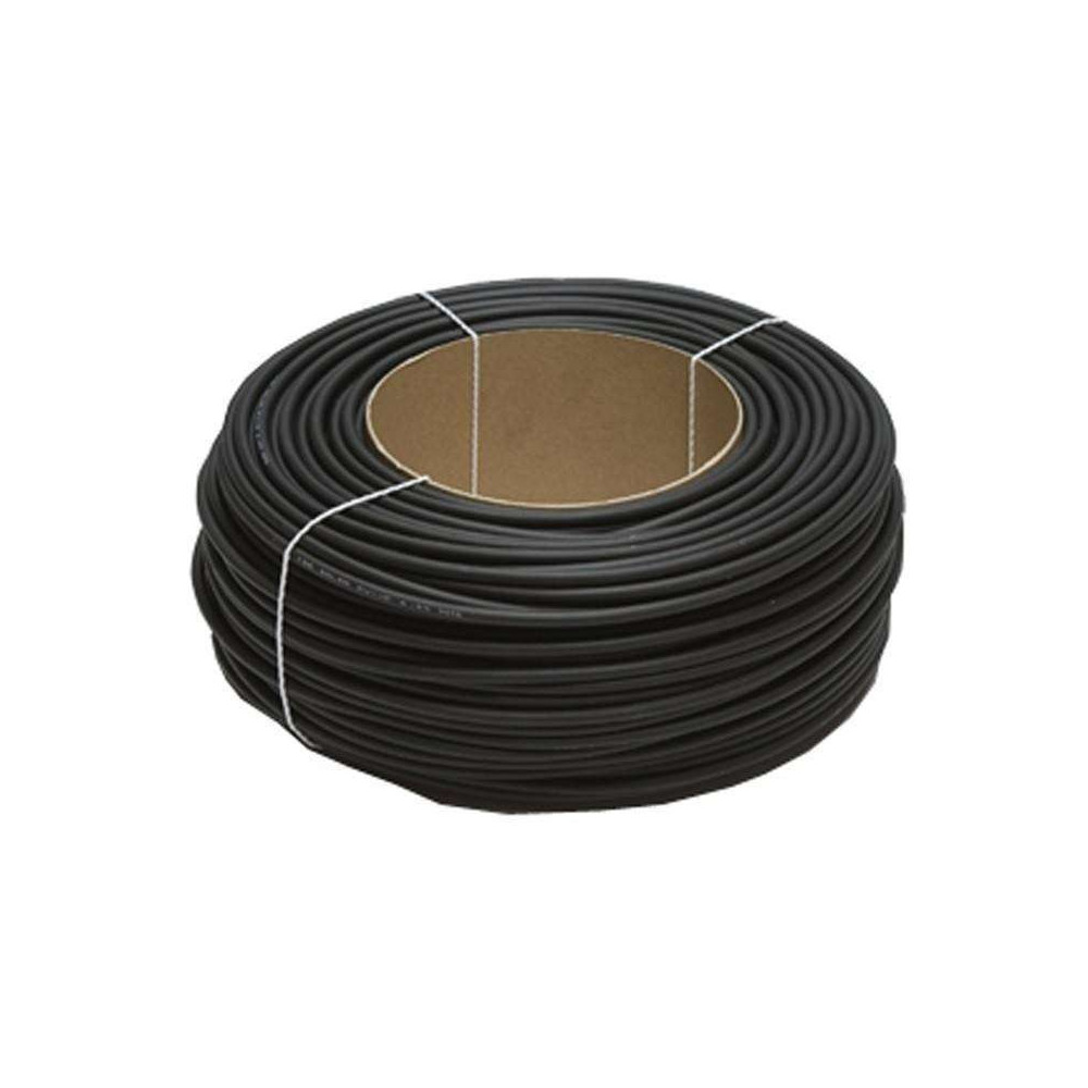 Cable solaire 4 mm² noir bobine 100 mètres Cable solaire 4 mm² noir bobine 100 mètres