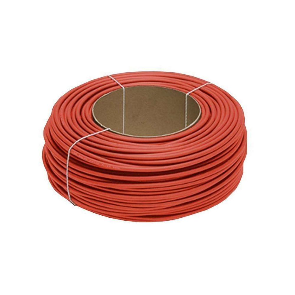 Câble solaire 6 mm² rouge bobine 100 mètres Câble solaire 6 mm² rouge bobine 100 mètres