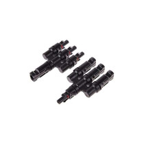 Paire de connecteurs MC4 3 entrées pour panneaux solaires