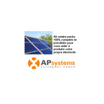 Kit 1700W autoconsommation 4 PV BIFACIAL - APSystems - monophasé