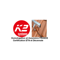 K2 Systems - Kit de fixation tuiles - 2x3 panneaux en portrait