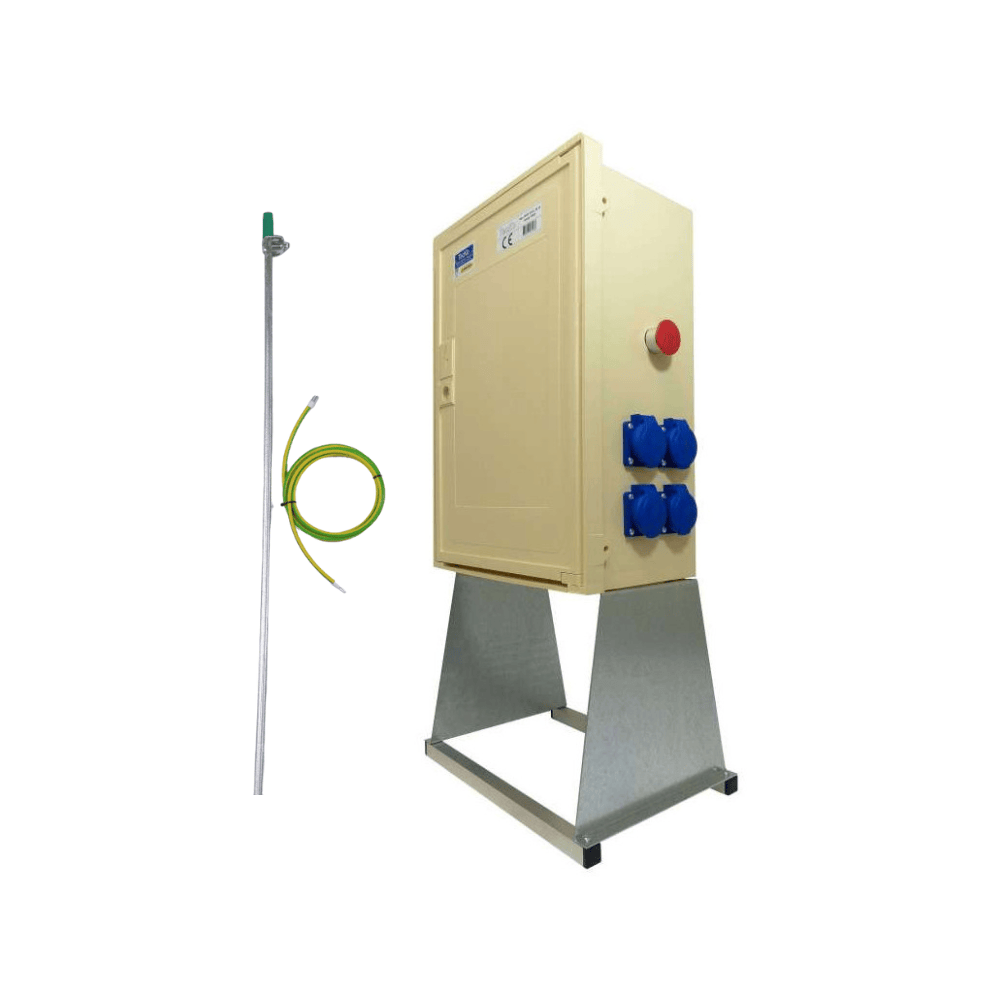 Coffret S20 triphasé 400v pour alimentation provisoire base vie