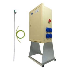 Coffret S20 triphasé 400v pour alimentation provisoire base vie