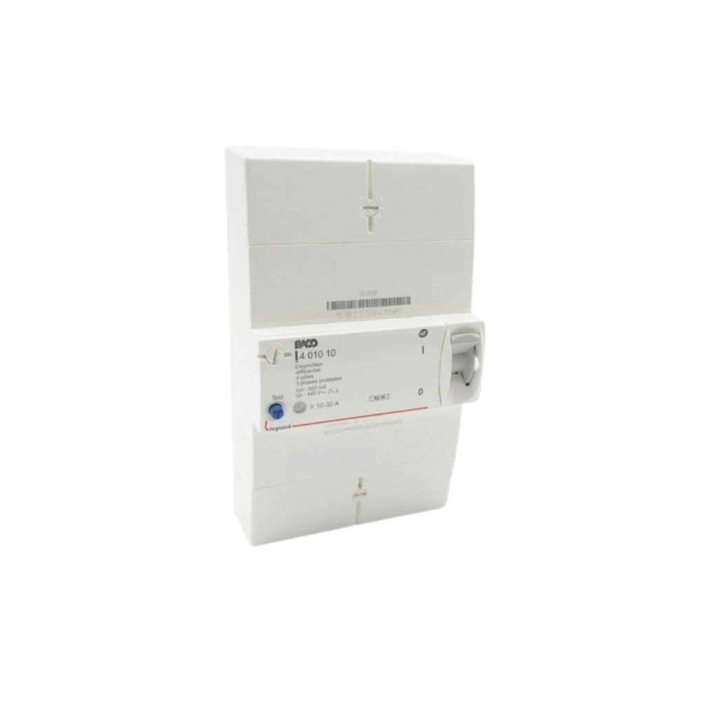 LEGRAND BACO Disjoncteur d'abonné tétrapolaire 30A 500mA différentiel instantané