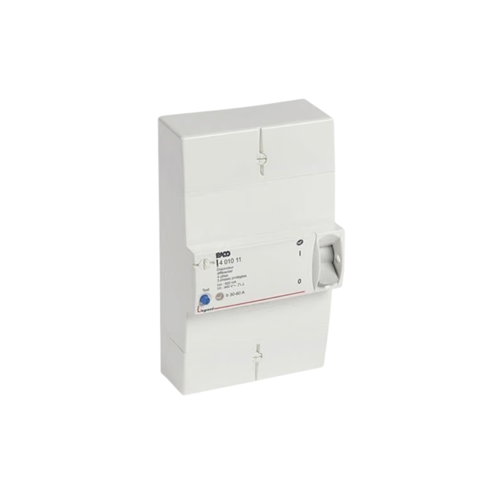 LEGRAND BACO Disjoncteur d'abonné tétrapolaire 60A 500mA différentiel sélectif LEGRAND BACO Disjoncteur d'abonné tétrapolaire 60A 500mA différentiel sélectif