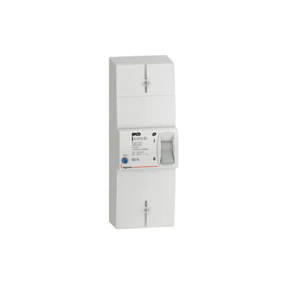 LEGRAND Disjoncteur de branchement Enedis bipolaire différentiel 500mA instantané 60A