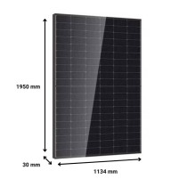 Dimensions panneau solaire 500 WC DMEGC