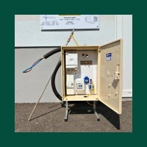 Coffret ENEDIS reconditionné 12 KVA SOL - Bornier et prise