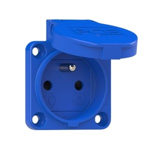 Prise électrique 16A+T 220/230V Norme Française IP 54