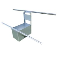 support lesté acier pour 2 panneaux solaires