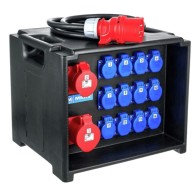 Coffret électrique événementiel triphasé 400v avec prise 32A