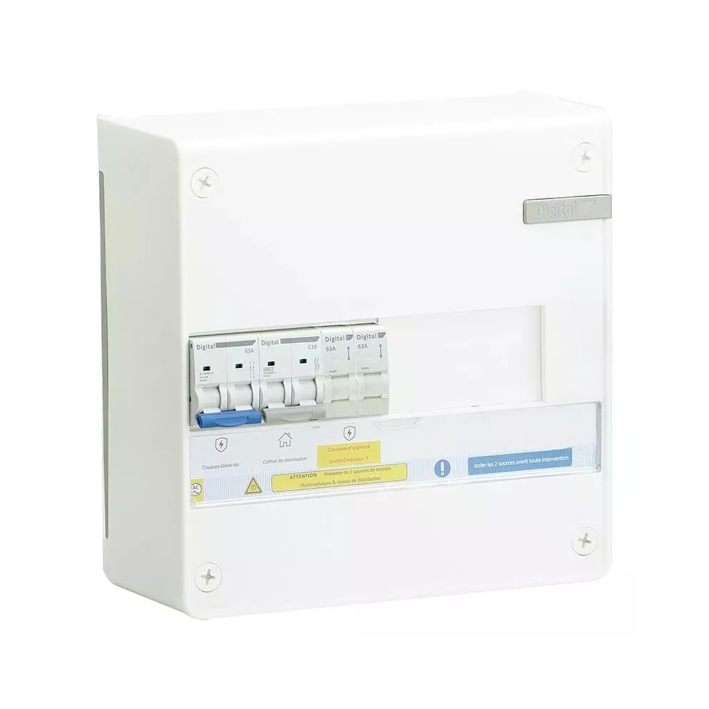 Coffret "retrofit" Photovoltaïque 6kW 230V nouvelle NF C 15-100