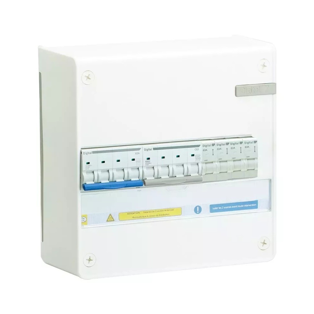 Coffret "retrofit" Photovoltaïque 15kW 400V nouvelle NF C 15-100