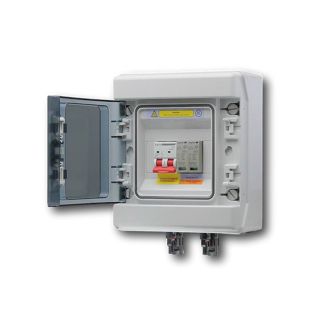 Coffret Photovoltaïque DC Simple Tracker 600V 25A