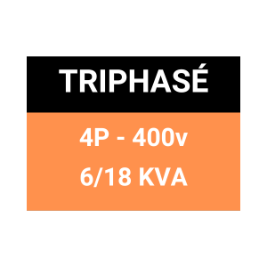 Compteur de chantier triphasé 6/18 kVA - conforme ENEDIS / EDF